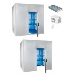 Chambre froide négative groupe à distance SEDA -20°C à -22°C - 4580x4580x2380mm - Capacité 42,6m³ - Panneaux 90mm
