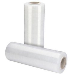 Film étirable en polyéthylène (PE) - cast - pour banderoleuse à bras tournant - bobine légère 8 kg