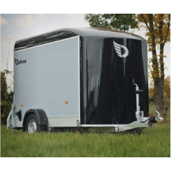 Remorque fourgon composite polyester DEBON C300 ROADSTER - PTAC : 1300 Kg - 300x150xH197 cm - Fourgon simple essieu freiné