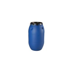 Fût à ouverture totale en PEHD - bleu - 225 L - homologation ONU Y19 pour matières dangereuses solides - référence B225BL