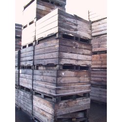 Palox en bois, dimensions extérieures 1200 x 1200 mm x 750 mm