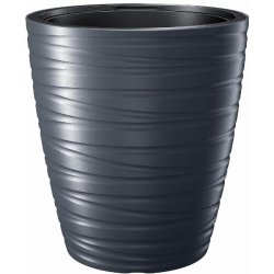 Prosperplast - Pot avec réservoir 68 L Maze en plastique, anthracite, 47,5x47,5x52,3 cm - gris plastique ZA1500
