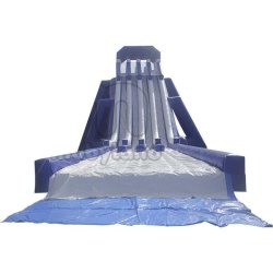Toboggan aquatique 4 pistes - structure géante 50m x 15m x 10m - norme CE EN 14960