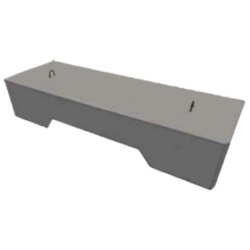 Bloc béton anti-intrusion avec passage de fourches - Sécurité des piétons - Référence BB-225-45-PF - 2 hauteurs disponibles