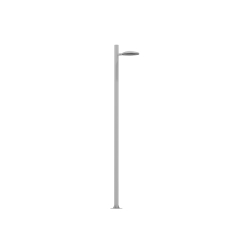 Mât fonctionnel cylindrique ICCL - acier galvanisé S-235 JR - jusqu'à 12 m pour luminaires et projecteurs