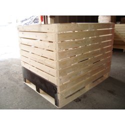 Caisse-palette en bois - palox pour pomme de terre - dimension : 1600x1200x1200mm
