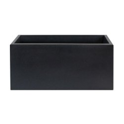 WellHome - Jardinière « Collection rodr-i » 70x30cm coloris anthracite - gris plastique WH13565