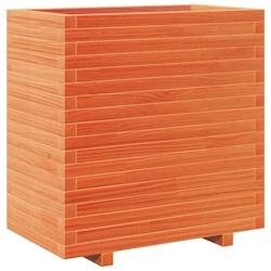 Helloshop26 - Jardinière bac lit surélevé plantes fleurs terrasse jardin cire 70 x 40 x 72,5 cm bois de pin massif marron 02_0038487 - marron Bois