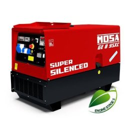 GE 8 YSXC Groupe Électrogène Diesel - Mosa - Yanmar 3TNV80 - 8 kVA - Fréquence : 50 Hz - Refroidissement à eau