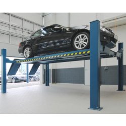 Pont élévateur 4 colonnes Combi Lift - versions 4t à 8t avec levage auxiliaire et kit de géométrie