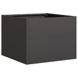 Helloshop26 - Jardinière en acier laminé à froid noire 40 x 40 x 30 cm design moderne extérieur espace vert 02_0051576 02_0051576 - vert acier 300