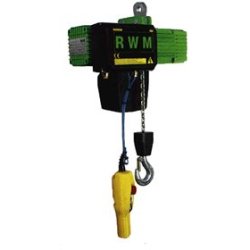 Palan electrique 24v &amp; 220v rwm ref6050 &amp; 6052