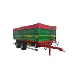 R 100 TASGA Benne agricole à tandem essieu - ROMSAN - capacité 10 000 kg