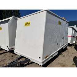 JCR Remorque cabane de chantier 2 essieux JCR 243DFRD