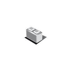 Module 4 - Bloc béton empilable type LEGO Dalimex - Dimensions 40x80x50 cm - 360kg
