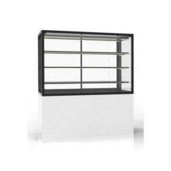 Vitrine neutre INTEGRA sur base 120 ouverture Avant et Arrière | Sayl IN120/80-140NA - blanc 674005069883
