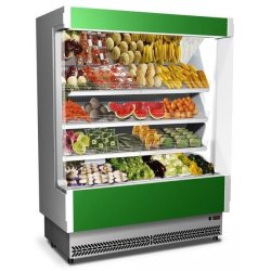 Vitrine murale fruits et légumes - profondeur 80 cm - 3 étagères - synergies