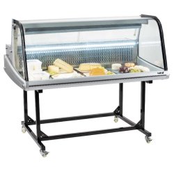 Vitrine réfrigérée de marché 256L sur chariot CASSELIN CVRM256L