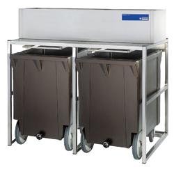 Bacs de stockage avec chariots - capacité 2x 108 kg - modèle ice300ma - d.Rolbin/300