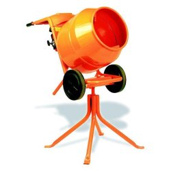 Bétonnière Minimix 150 - 220V - Cuve renforcée 136L - Capacité de malaxage 90L - Référence 3967010