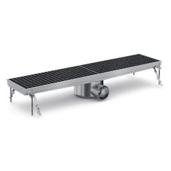 Caniveau de sol pour cuisine professionnelle 891 - 7075.0125
