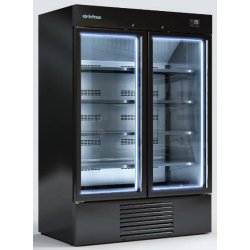 Vitrine rÃ©frigÃ©rée 2 portes ERC 130 PH - 1310L, 4 Ã©tagÃ¨res par porte, tension 230V, tempÃ©rature +4/+8 degrÃ©s