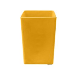 Pot de fleur carré suerte h 67 cm-plast'up rotomoulage - JAUNEMANGUE - jaune plastique 0750122560592