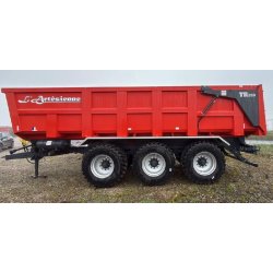Benne monocoque Gamme TR ? 8 à 24T - Largeur intérieure 2.20m ou 2.30m - Porte arrière 2 vantaux ou monobloc