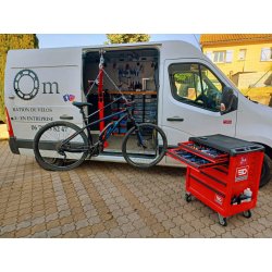 Potence de levage rotative pour véhicules utilitaires - capacité jusqu'à 300 kg - avec palan électrique