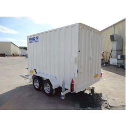 R12 - roulotte de chantier non isolée dron - l2,30 m x l5,45 m x h2,65 m - ptac 1 600 kg