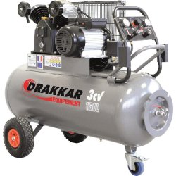 DRAKKAR EQUIPEMENT - COMPRESSEUR À PISTONS 150L 3CV - 11270
