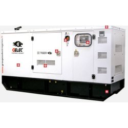 Groupe électrogène diesel stationnaire 125 kVA insonorisé industriel TIGER 125YC - grande autonomie - triphasé 173 A