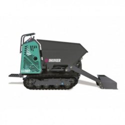 Mini dumper IMER CARRY 107CE - essence, voie variable, benne et pelle chargeuse