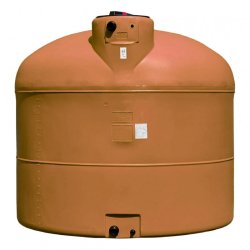 Cuve 1000l Aérienne De Récupération D'eau - Réservoir Cylindrique Terracotta - Elbi Pa1000