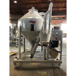 Ensacheuse semi-automatique pour sacs à gueule ouverte 5-50 kg papier plastique raphia avec contrôle de la balance