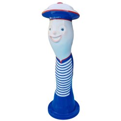 Pataugeoire : jeux aquatiques thème marin - figurine polyester Bonhomme Geyser Athalia