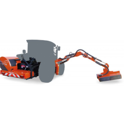 Faucheuse-débroussailleuse ventrale Jaguar 2461 SMA Faucheux - rotor 1,20 m Spire-H® avec 56 couteaux Y - pour tracteurs de 80 ch