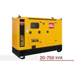 Galaxy GX - Groupes électrogènes industriels Visa (20-750 KVA) - modèle P30 GX à P600 GX