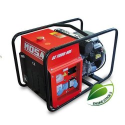 Groupe électrogène MOSA GE 11000 HBS - 10 kVA monophasé - moteur Honda essence - fréquence 50 Hz
