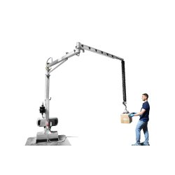 Potence mobile sur socle déplaçable - compatible manipulateurs industriels - INGENITEC