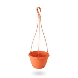 Prosperplast - Jardinière suspendue AGRO 3 L - 24x24x15 cm, coloris Terre cuite - orange plastique polypropylène ZA2930