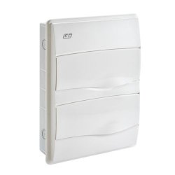 Bm24po - Coffret de distribution IDE - Dimensions 353x263x65 - IP40 - IK08 - Classe II