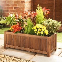 Bac a fleurs rectangle - 70x30xh25cm - 456427