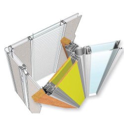 Cloisons amovibles - profils aluminium - enrobé décor bois