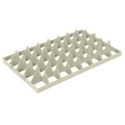 Séparateur 40 cases pour bacs à verres Séparateur inférieur 5x8 cases | Ø68 mm
