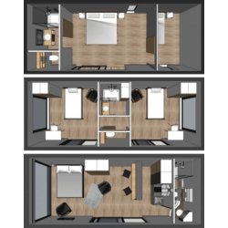 Studio de jardin - My Garden Loft - 8,50 x 3,50 m - 30 m² extérieur et 26 m² intérieur aménageable