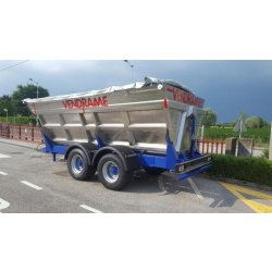 VBCU 140 - Remorque à 2 essieux avec cuve en acier inoxydable - Vendrame - Capacité 14 m³ - Charge 1400 kg