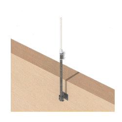 Supports d'antenne omni - fixation murale - Tube Ø48 H500 - Compact et installation simple
