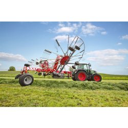 Juras 10065 - 10065 PRO - Andaineur deux toupies - Andain central - Fella Juras - Largeur de travail 5,80 m à 10,00 m