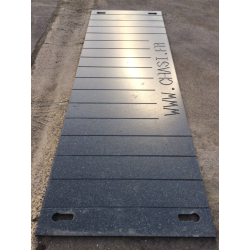 Plaque de roulage en plastique PEHD - légère et résistante - jusqu'à 80 to/m²